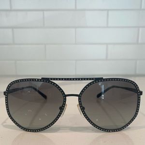 Michael Kors Diamond framed sunglasses-Black